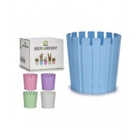 Vaso Ibergarden Plastica 13,5 x 12,5 x 13,5 cm