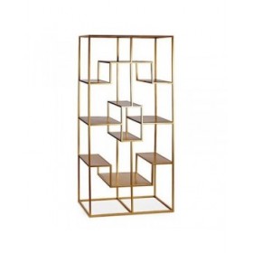 Scaffale BIG-S3605004 Dorato Metallo 45 x 200 x 100 cm