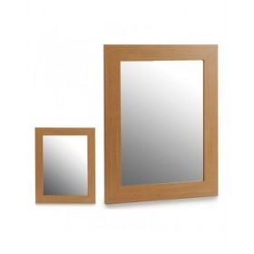 Specchio da parete 8430852220400 Marrone Legno Cristallo (39 x 49 cm)