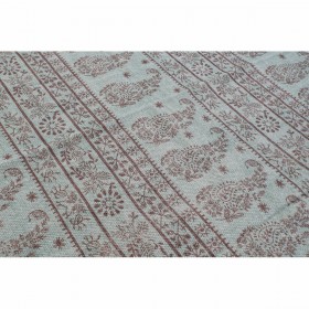 Tappeto DKD Home Decor 160 x 230 x 0,4 cm Azzurro Poliestere Verde Arabo (2 Unità)