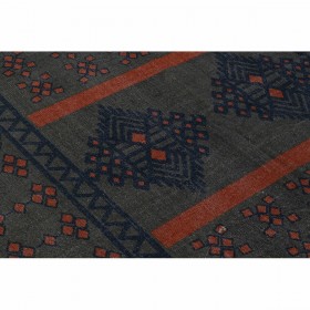 Tappeto DKD Home Decor 120 x 180 x 0,4 cm Azzurro Arancio Poliestere Arabo (2 Unità)