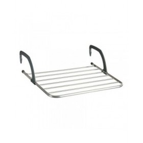 Stendibiancheria Kipit WR1013D Bianco Argentato Grigio chiaro Grigio scuro Alluminio Plastica 62,5 x 50 x 16,5 cm