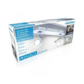 Lampadario Grundig 871125209961 Bianco Metallo 50 W 8 x 13 x 31 cm 360º