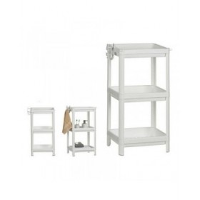 Scaffale da Bagno Berilo BA5080-3-W Bianco