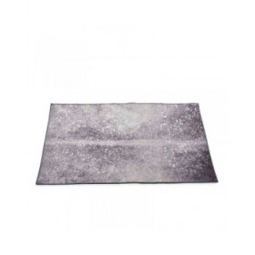 Tappeto 100 x 150 cm Bianco Grigio