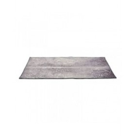 Tappeto 100 x 150 cm Bianco Grigio