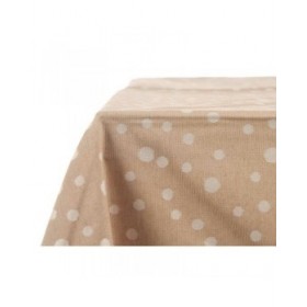 Tovaglia Kinvara BABEL BEIGE 41 Bianco Beige Jacquard