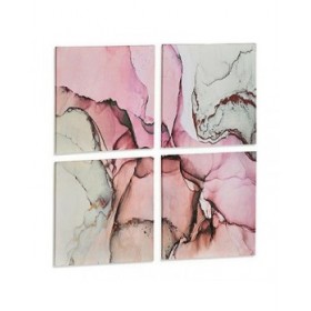 Quadro Tela Marmo (4 Pezzi)