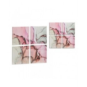 Quadro Tela Marmo (4 Pezzi)