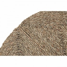 Tappeto DKD Home Decor 150 x 0,5 x 150 cm Naturale Poliestere Erba di mare