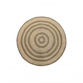Tappeto DKD Home Decor Beige Marrone (150 x 1 x 150 cm)