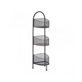 Scaffale Nero Metallo (21,2 x 97 x 28,5 cm)
