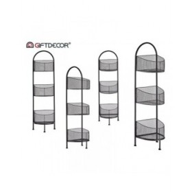 Scaffale Nero Metallo (21,2 x 97 x 28,5 cm)