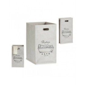 Cestino Multiuso Berilo Relax Bath Bianco Cartone 60 L 35 x 57 x 35 cm Pieghevole