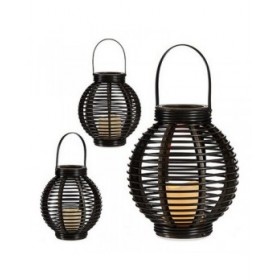 Lanterna Ibergarden B5004 Marrone Plastica Candela LED