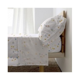 Set di Lenzuola HappyFriday HF Mini Saturn Multicolore Singolo 2 Pezzi