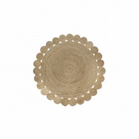 Tappeto DKD Home Decor Marrone Naturale 150 x 150 x 1 cm