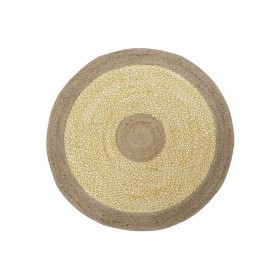 Tappeto DKD Home Decor Marrone Bianco Giallo (200 x 200 x 1 cm)