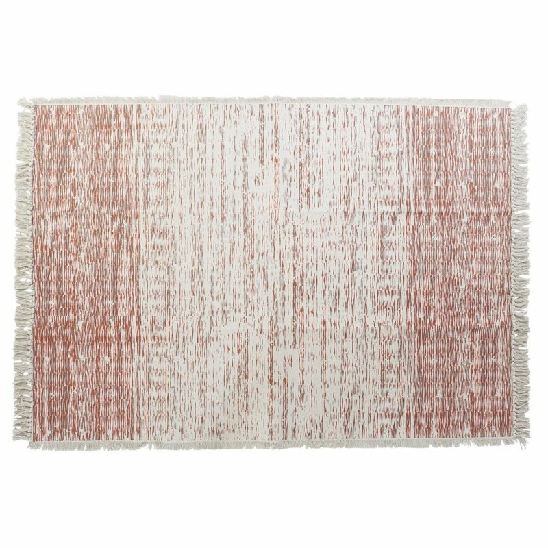 Tappeto DKD Home Decor Beige Arancio Frange 160 x 230 x 1 cm