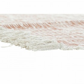 Tappeto DKD Home Decor Beige Arancio Frange 160 x 230 x 1 cm