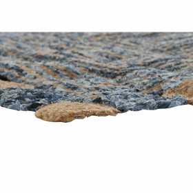 Tappeto DKD Home Decor Azzurro Cotone Multicolore Indiano Iuta 160 x 230 x 1 cm
