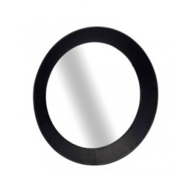 Specchio da parete JY19696 Nero 80 x 7,5 x 80 cm Cerchi