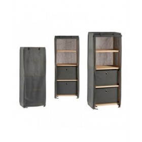 Scaffale Kipit MH10228H-1 Marrone Grigio Legno 28 x 113 x 42 cm