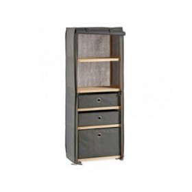 Scaffale Kipit MH10228H-2 Marrone Grigio Legno 28 x 113 x 42 cm