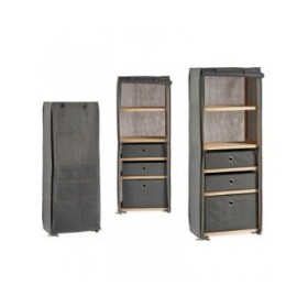 Scaffale Kipit MH10228H-2 Marrone Grigio Legno 28 x 113 x 42 cm