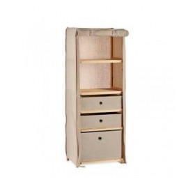 Scaffale Kipit MH10228CF-2 Marrone Beige Legno 28 x 113 x 42 cm