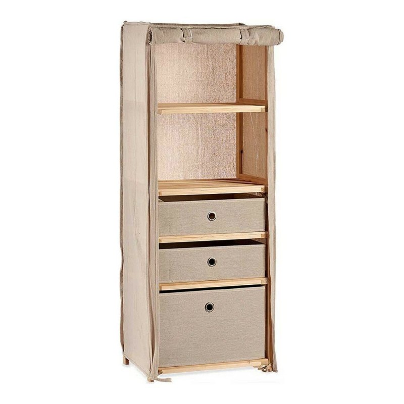 Scaffale Kipit MH10228CF-2 Marrone Beige Legno 28 x 113 x 42 cm
