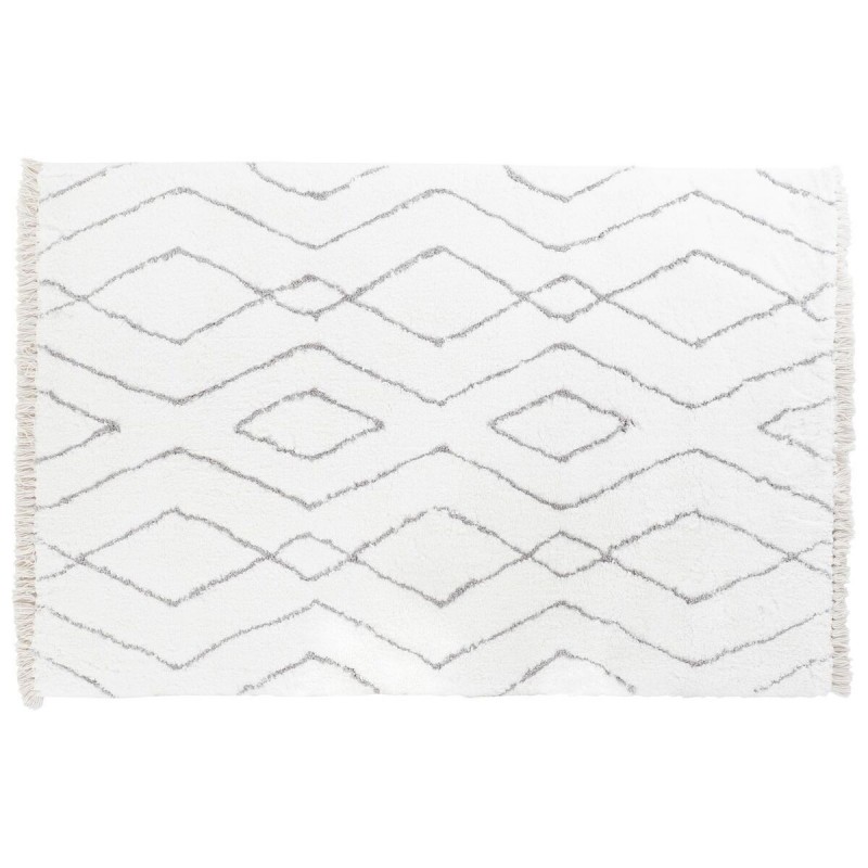 Tappeto DKD Home Decor Bianco Grigio 200 x 290 x 1,5 cm