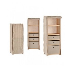 Scaffale Kipit MH10228CF-2 Marrone Beige Legno 28 x 113 x 42 cm