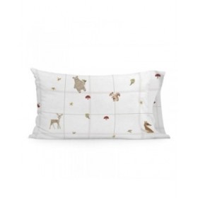 Federa HappyFriday Mini Woods animals Multicolore 50 x 75 cm