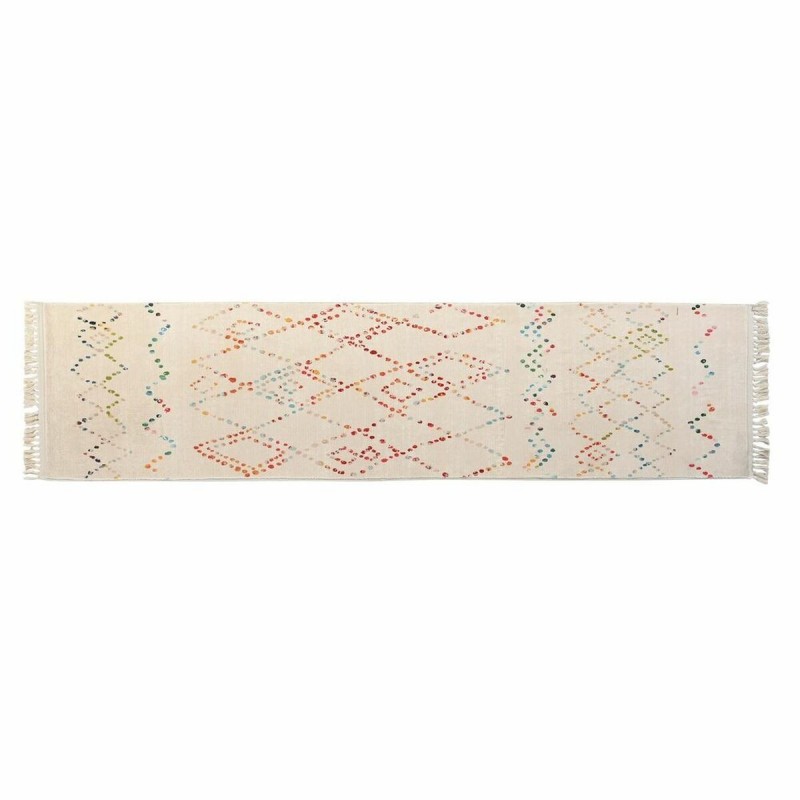 Tappeto DKD Home Decor 60 x 240 x 0,7 cm Poliestere Multicolore Rombos