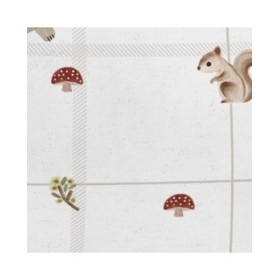 Federa HappyFriday Mini Woods animals Multicolore 50 x 75 cm