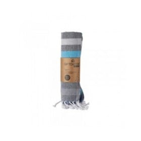 Foulard Multiuso Righe Azzurro (170 x 90 cm)