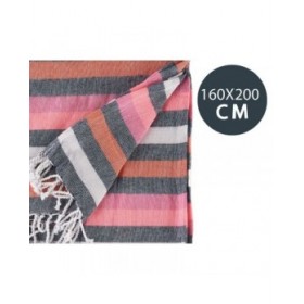 Foulard Multiuso Righe Rosa (160 x 200 cm)