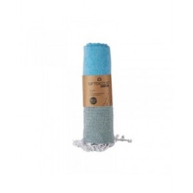 Foulard Multiuso Righe Azzurro (160 x 200 cm)