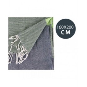 Foulard Multiuso Righe Verde