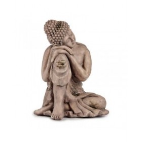 Statua Decorativa da Giardino Ibergarden CC20445 Grigio Poliresina 34,5 x 54,5 x 31 cm Buddha
