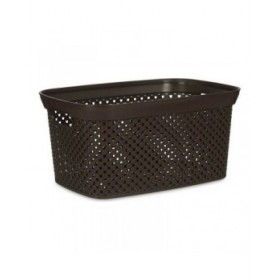 Cesto Kipit 081057-4 Marrone Plastica 10 L 24 x 17 x 35 cm