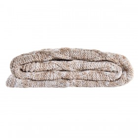 Coperta DKD Home Decor 150 x 125 x 1 cm Rosa chiaro (2 Unità)