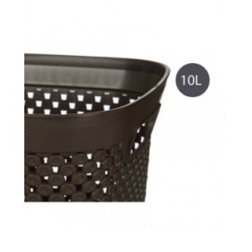 Cesto Kipit 081057-4 Marrone Plastica 10 L 24 x 17 x 35 cm