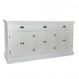 Credenza DKD Home Decor Bianco Legno Legno di paulownia 160 x 41 x 83 cm