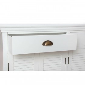 Credenza DKD Home Decor Bianco Legno Legno di paulownia 160 x 41 x 83 cm