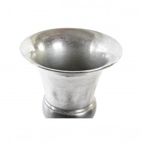 Vaso DKD Home Decor 24 x 24 x 31,5 cm Argentato Dorato Alluminio Moderno (2 Unità)