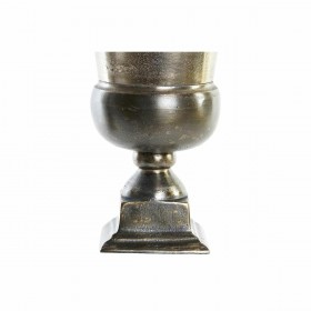 Vaso DKD Home Decor 24 x 24 x 31,5 cm Argentato Dorato Alluminio Moderno (2 Unità)