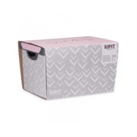 Set di Scatole per Sistemare Impilabili Kipit Vibes Plastica 29 x 23,5 x 39 cm