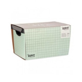Set di Scatole per Sistemare Impilabili Kipit Home Plastica 29 x 23,5 x 39 cm